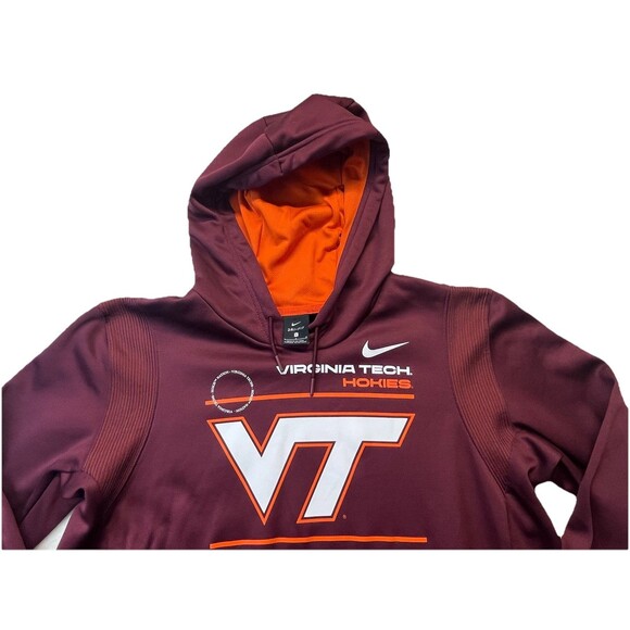 Nike Hoodie Mens L Virginia Tech Hokies Pullover Hoodie Embroidered Athleisure - Picture 1 of 8